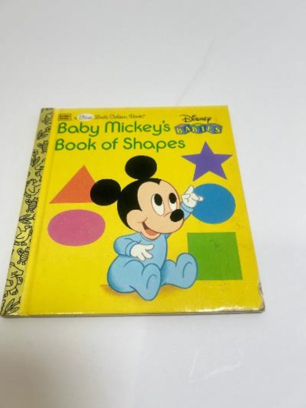 Baby Mickeys Book of Shapes FIRST Little Golden Book Disney Babies Vintage